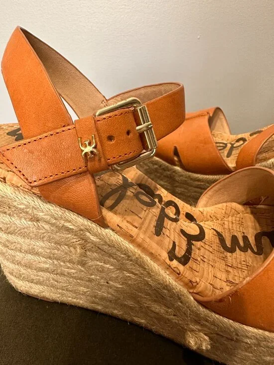 Sam Edelman Maura Espadrille Wedge Sandals 8.5 - Picture 4 of 10